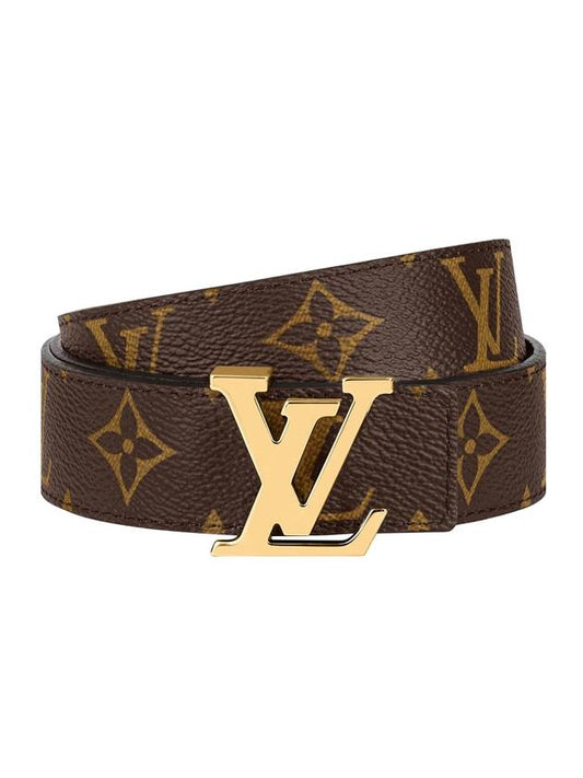 LV Initiales Reversible 30MM Leather Belt Black Brown - LOUIS VUITTON - BALAAN.