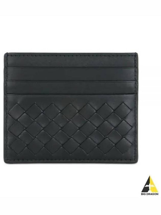 Intrecciato Classic Card Wallet Black - BOTTEGA VENETA - BALAAN 2