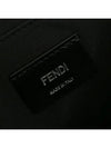 Shadow Stripe FF Motif Strap Flat Clutch Bag Black - FENDI - BALAAN 8