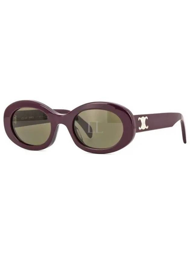 Eyewear Triomphe Acetate Sunglasses Aubergine - CELINE - BALAAN 2