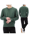 Light Fleece Sweatshirt Green - CP COMPANY - BALAAN 2