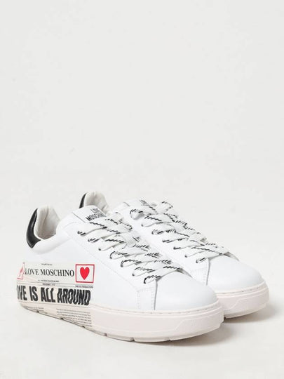 Sneakers Love Moschino in pelle con logo - MOSCHINO - BALAAN 2