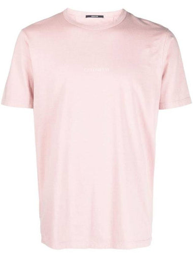 Logo Short Sleeve T-Shirt Pink - CP COMPANY - BALAAN 1