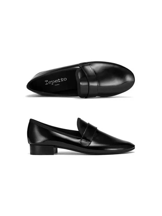 Women's Michael Patterned Leather Loafers Black - REPETTO - BALAAN 2