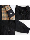 Diamond Quilted Thermoregulated Jacket Black - BURBERRY - BALAAN 6