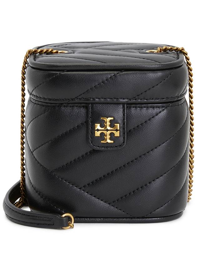 Kira Chevron Mini Vanity Cross Bag Black - TORY BURCH - BALAAN 2