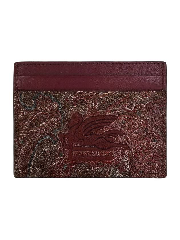 Tesuto Paisley Card Wallet Brown - ETRO - BALAAN 2