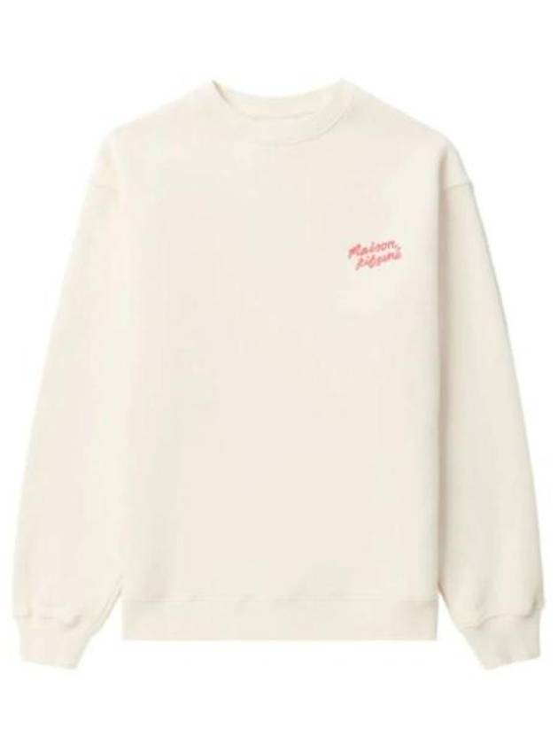 Handwriting Comfort Sweatshirt Pink - MAISON KITSUNE - BALAAN 2