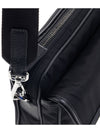 Re-Nylon Saffiano Leather Shoulder Bag Black - PRADA - BALAAN 8