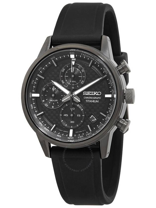 Seiko Essentials Chronograph Quartz Black Dial Men's Watch SSB393P1 - SEIKO - BALAAN 1