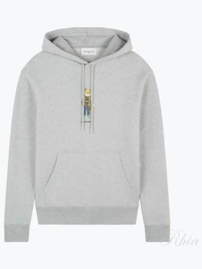 Dressed Fox Regular Hood Light Grey Melange - MAISON KITSUNE - BALAAN 2