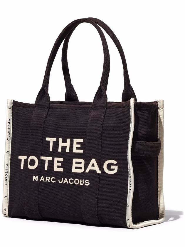 Logo Jacquard Large Tote Bag Black - MARC JACOBS - BALAAN 5