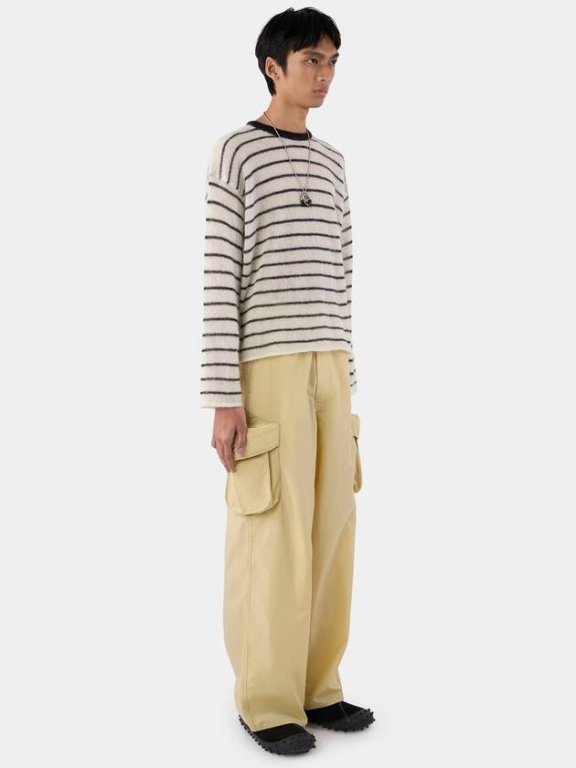 Elastic Cargo Straight Pants Beige - SUNNEI - BALAAN 3