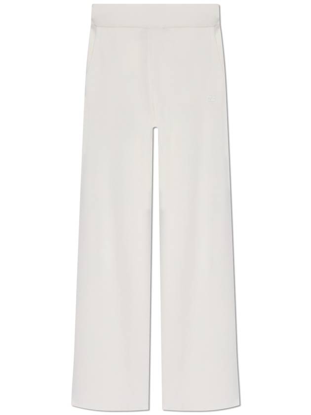 Max Mara Wool Trousers, Women's, White - MAX MARA - BALAAN 1