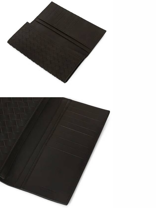 Intrecciato Continental Long Wallet Espresso - BOTTEGA VENETA - BALAAN 4