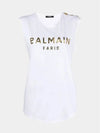 Logo Sleeveless White - BALMAIN - BALAAN 2