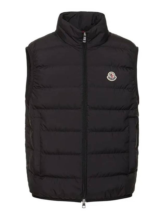 CONTRIN logo padded down vest black 1A00076 54A81 999 - MONCLER - BALAAN 1