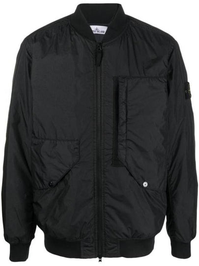 Garment Dyed Crinkle Reps Jacket Black - STONE ISLAND - BALAAN 2