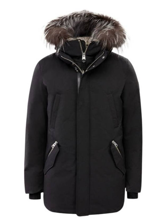 Edward Silver Fox Fur Hoodie Down Parka Black - MACKAGE - BALAAN 2