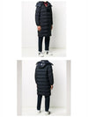 Men's Outerette Down Long Padding Navy - MONCLER - BALAAN 6