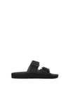 Mallorca Strappy Leather Slippers Black - BALENCIAGA - BALAAN 2