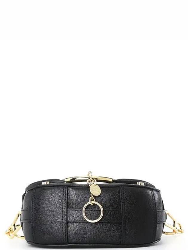 Grain Leather Mara Cross Bag Black - CHLOE - BALAAN 5