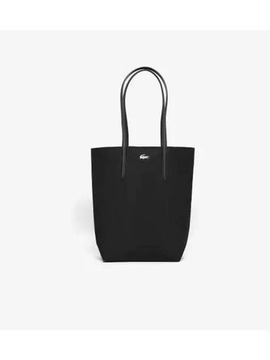 Women s Easy IZZIE Vertical Shopper Bag Black - LACOSTE - BALAAN 1