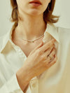 Pearl BB Bijou Pearl Necklace White - BE/GINS - BALAAN 4