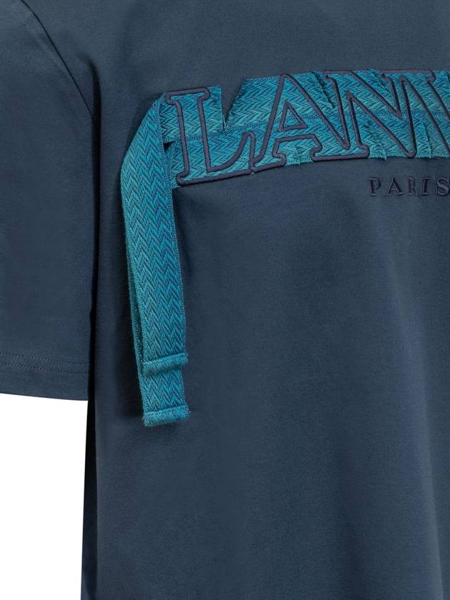 Lanvin Curb Lace T-Shirt - LANVIN - BALAAN 3