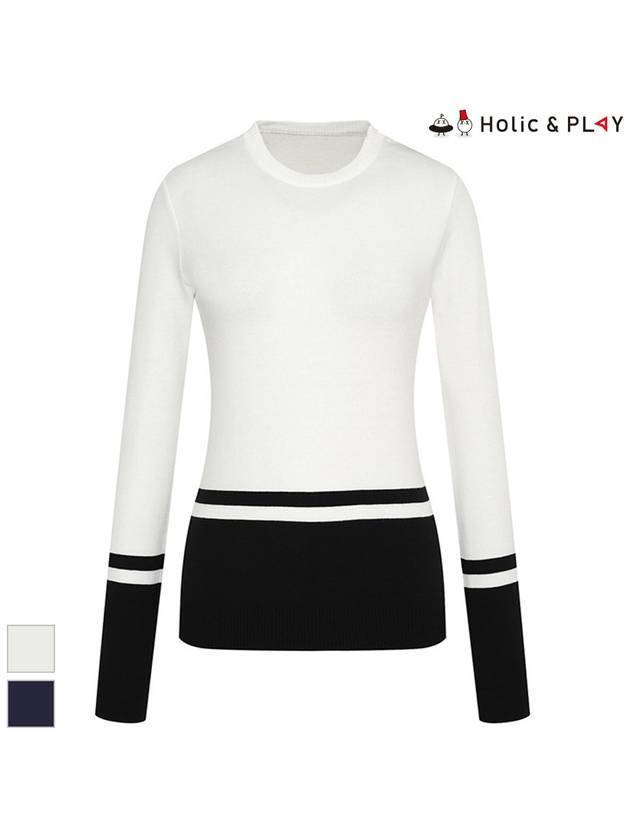 Casual Round Neck SweaterHD1WSW003 - HOLIC&PLAY - BALAAN 1