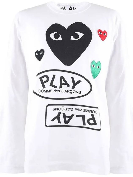 Black Heart Printing TShirt P1T285 - COMME DES GARCONS - BALAAN 1