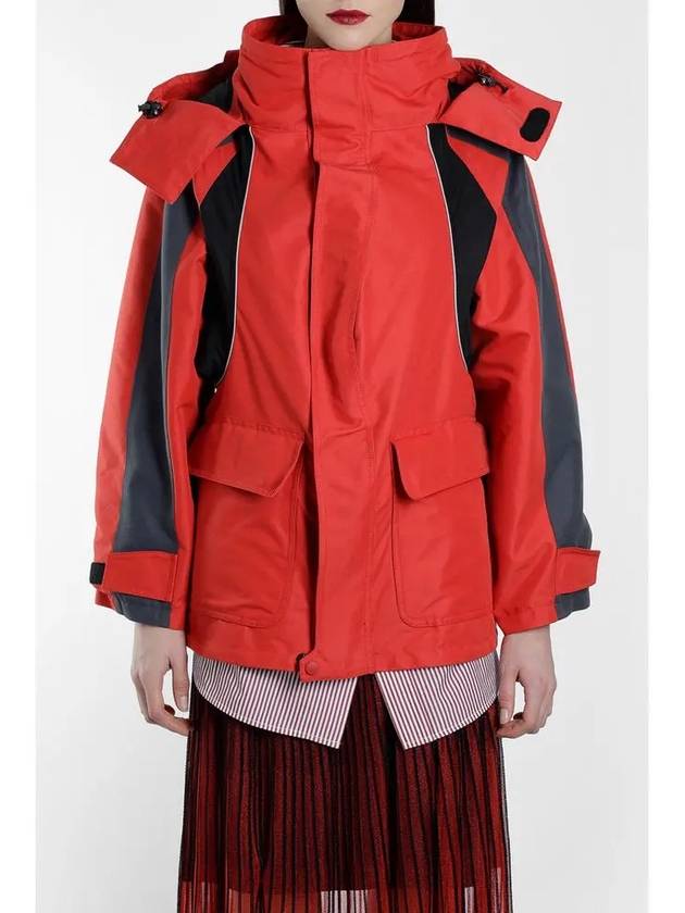 Swing Shearling Parka Jacket Red - BALENCIAGA - BALAAN 3