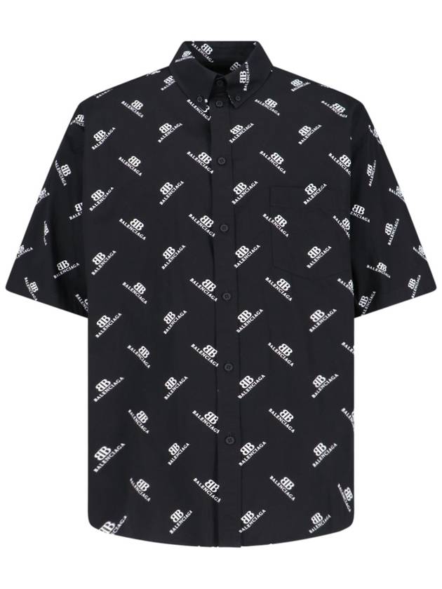 Balenciaga Shirts Black - BALENCIAGA - BALAAN 1