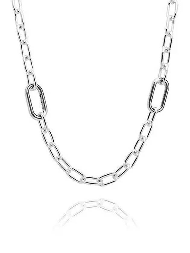 Women's ME Link Chain Necklace Silver - PANDORA - BALAAN 2