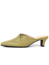 Capri Mule Olive - LECHROMAQI - BALAAN 2