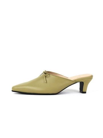 Capri Mule Olive - LECHROMAQI - BALAAN 1