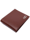 Gancini Half Wallet Brown - SALVATORE FERRAGAMO - BALAAN 6