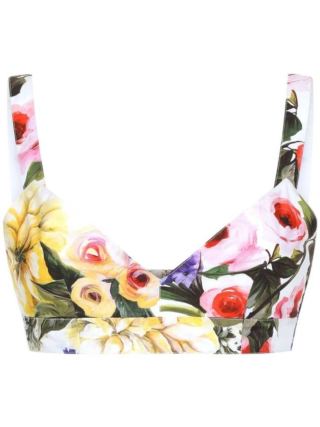 floral print crop top F756LTHS5Q1 - DOLCE&GABBANA - BALAAN 2