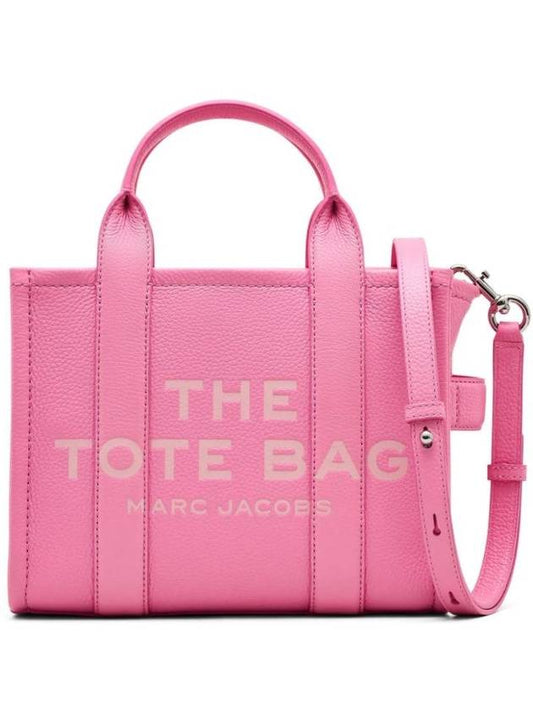 Small Leather Tote Bag Pink - MARC JACOBS - BALAAN 1