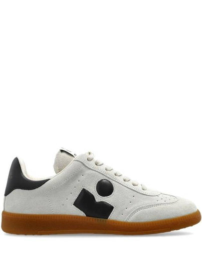 Logo Low Top Sneakers Black Chalk - ISABEL MARANT - BALAAN 2