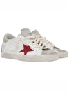 Superstar Low Top Sneakers Red White - GOLDEN GOOSE - BALAAN 4