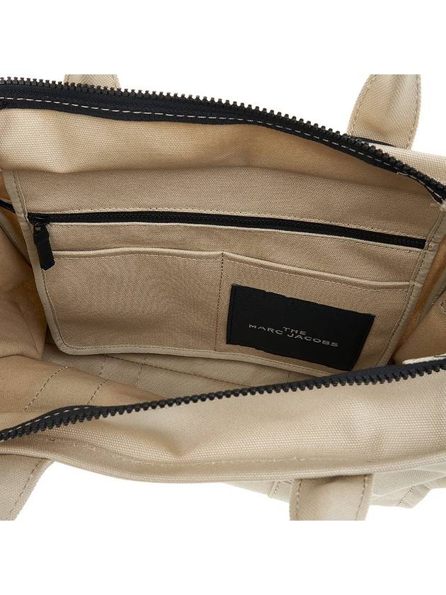 Logo Medium Canvas Tote Bag Beige - MARC JACOBS - BALAAN 11