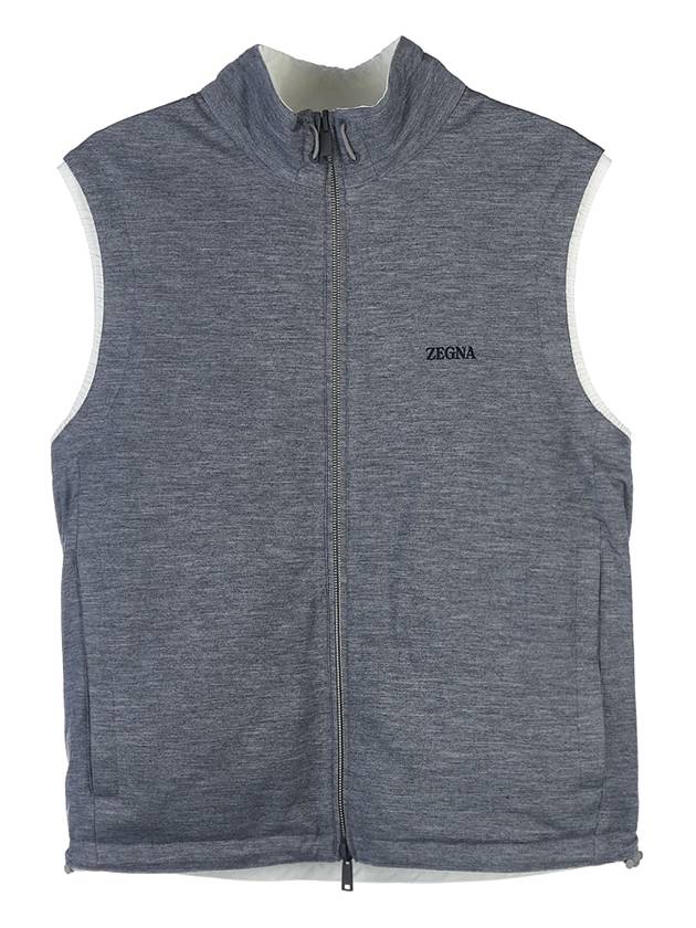 Zegna Men’s Reversible Vest E7T33 7110B 997 - ERMENEGILDO ZEGNA - BALAAN 4