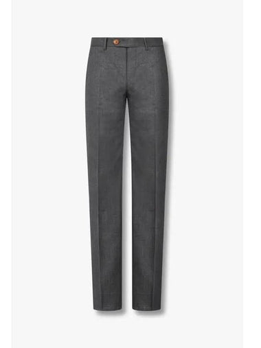 10 epoint Men s Solid Wool Criss Pants Charcoal - BRUNELLO CUCINELLI - BALAAN 1