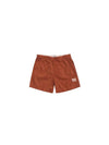 Logo Patch Swim Shorts Orange - CP COMPANY - BALAAN 1