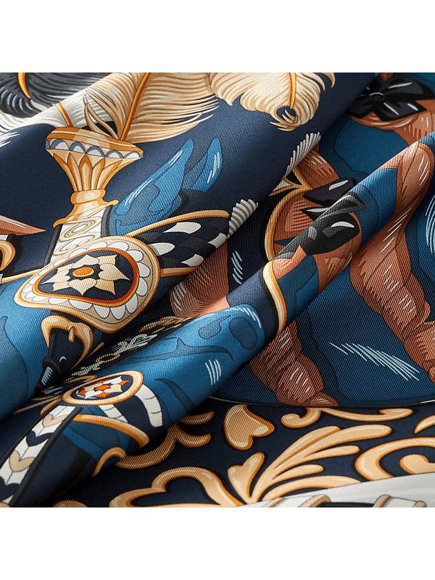 Harnais De Coeur Silk 90 Scarf Marine - HERMES - BALAAN 3