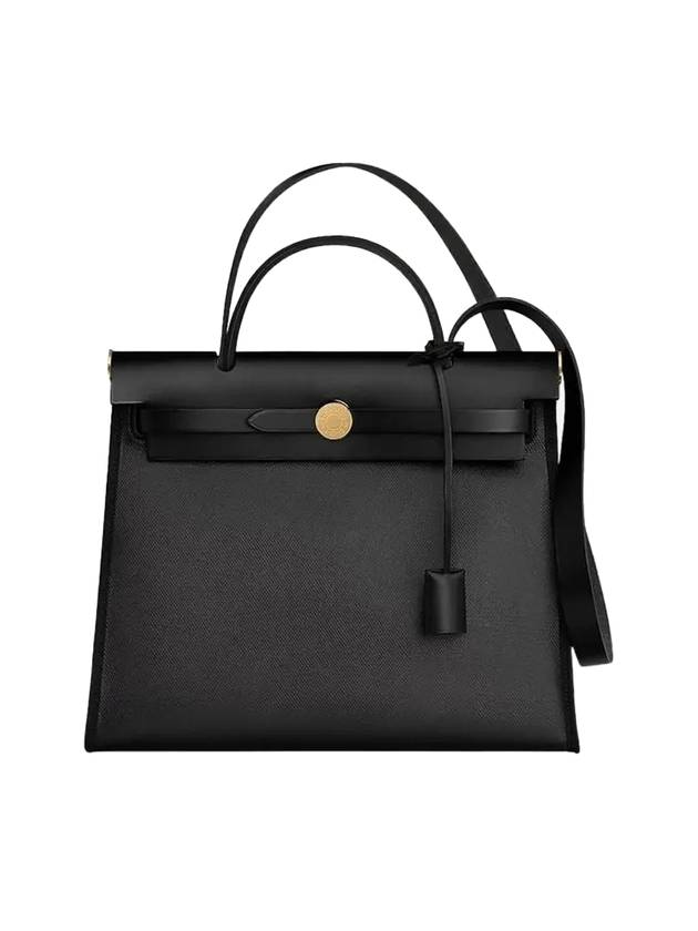 Herbag Zip 31 Tote Bag Black - HERMES - BALAAN 1