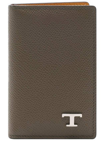 Men s T Logo Two tone Card Wallet XAMTSYFA200 RTV 9O73 24F - TOD'S - BALAAN 1