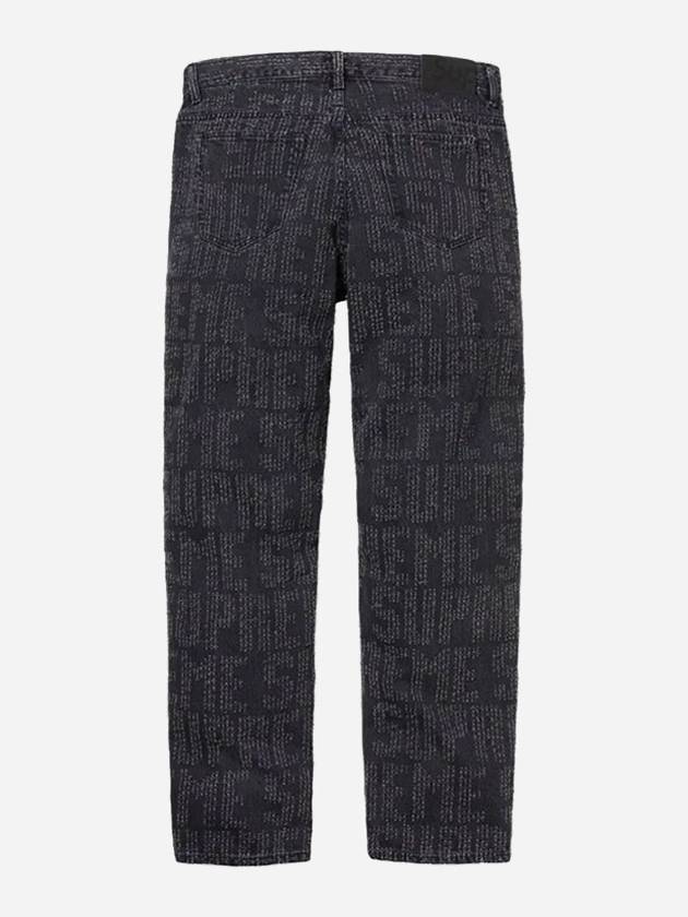 Needle Punch Regular Jeans Washed Black 23FW - SUPREME - BALAAN 2