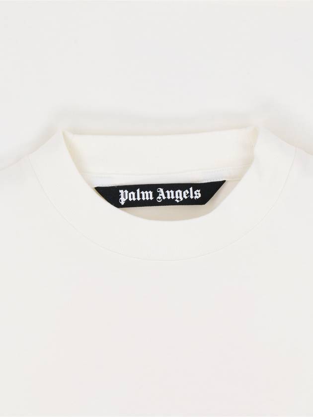 Palm Angels Burning Farm Short Sleeve T Shirt Off White - PALM ANGELS - BALAAN 4